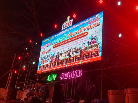 Display HD a LED a schermo in alluminio a fusione personalizzabile HD Box impermeabile 320*160mm Sistema IP65 NOVA