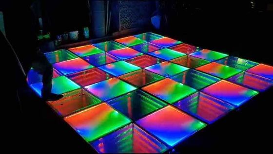 Prezzo buono Pavimento da ballo a LED con effetto illuminazione luminosa in colore RGB e illuminazione del pavimento in linea