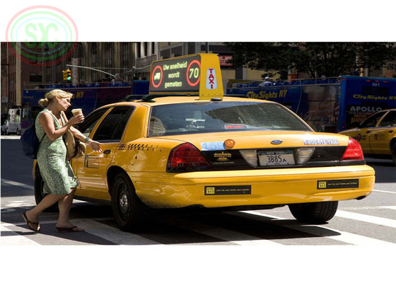 Lampade a LED bianche segnale a LED di bordo del taxi display a LED esterno P5 P6 P10 schermo a LED controllo WIFI
