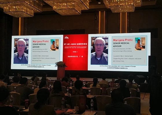 Noleggio Modulo morbido Multi-Screen P6 LED Video Display Esterno impermeabile HD Alta risoluzione