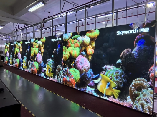 Eventi Festa di noleggio Display a LED GOB 1000 bit Luminosità 600*337,5 mm Dimensione del gabinetto per noleggio