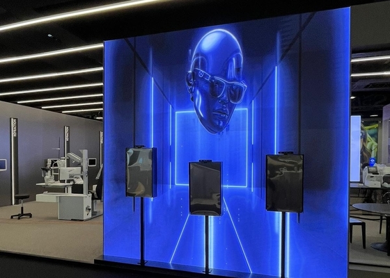 Display LED a colori commerciali.
