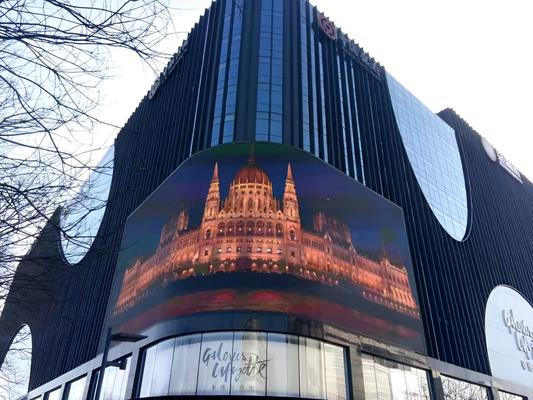 P6 Display LED a colori esterni a 120° orizzontale e 60° verticale per ampie applicazioni