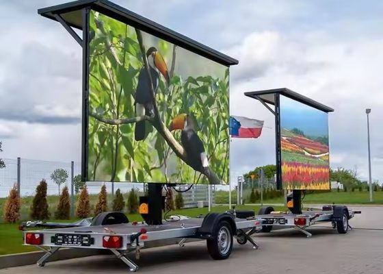 P6 Outdoor Mobile LED Screen IP65 impermeabile per camion furgoni
