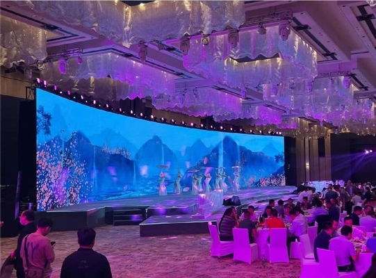 Armadio in alluminio schermo a led fisso con dimensioni personalizzate entro P6 pixel pitch