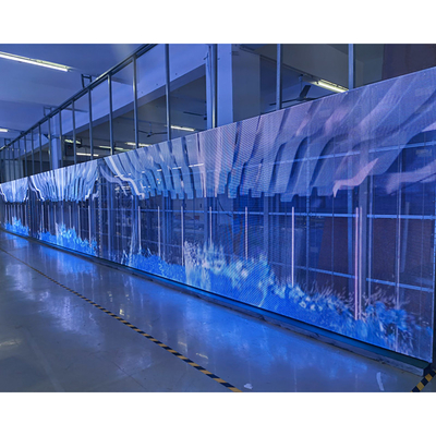 Metodo di guida LED schermo trasparente display LED traslucido per prestazioni