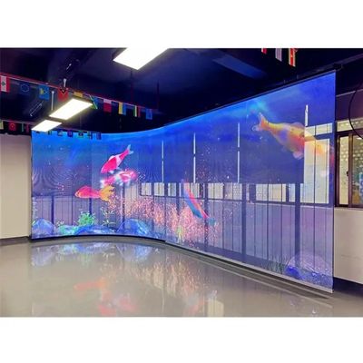 Prezzo buono SMD2121 schermo LED trasparente impermeabile per pubblicità esterna impermeabile e durevole in linea
