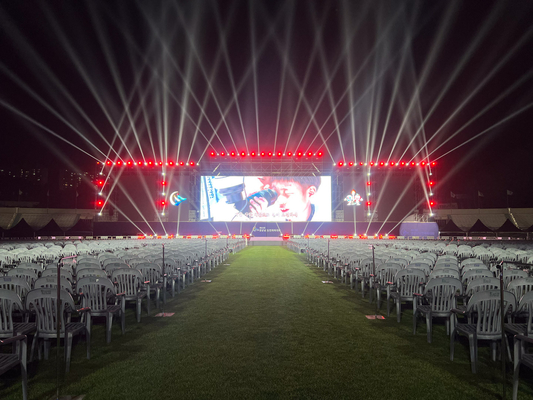 Facile da connettere e disinstallare Display LED a colori per la pubblicità Multi-Media Stage Rental Show e altro