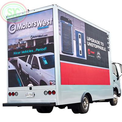5000-8000 Nits Luminosità Display a LED per camion mobili 60Hz Framerate Rate IP65 Rating e 2727 Dimensione della lampada per alta frequenza di aggiornamento