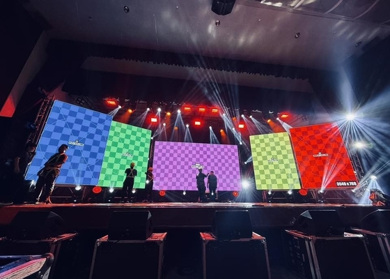 Schermo di alluminio a colata a LED P5 a colori fissi per interni con garanzia di tre anni