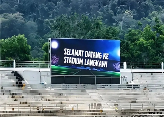 Grandi cartelloni pubblicitari a doppio lato a colori con struttura in acciaio