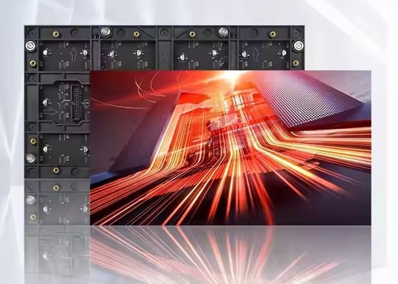 Pubblicità Modulo di noleggio in alluminio a fusione P6 Display LED HD sospeso non sporco