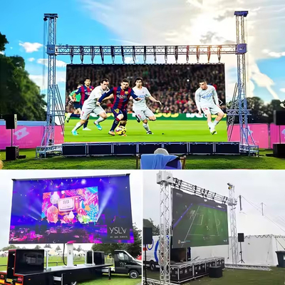 Affitto all'aperto Display LED RGB in alluminio P3.91 impermeabile Multi-Screen Flessibile HD SMD DC5V
