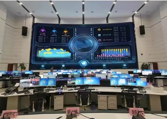 Affitto all'aperto Display LED RGB in alluminio P3.91 impermeabile Multi-Screen Flessibile HD SMD DC5V