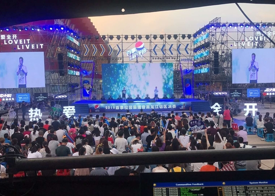P2 RGB LED display ad alta risoluzione ad alta definizione flessibile senza ritardo