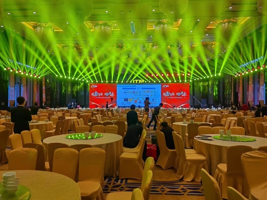 Alte luminosità P4 LED video parete ultra-sottile in alluminio, ferro e acciaio