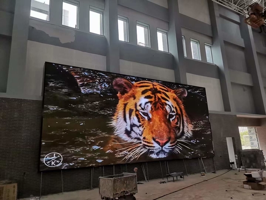 Alte luminosità P4 LED video parete ultra-sottile in alluminio, ferro e acciaio
