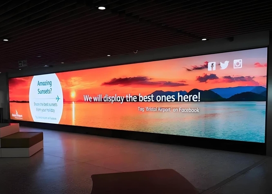 P.91 Ultra Slim Outdoor LED Screen, RGB LED Die-Cast Aluminum Screen 320mm X 160mm Dimensione