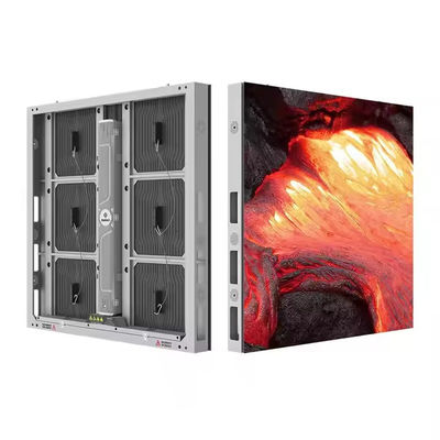 Prezzo buono P3.91 Display LED a colori esteriori in alluminio a fusione a stampo stampato con telaio in acciaio e vero pixel SMD3528 in linea