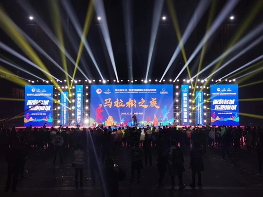 Display a LED in alluminio a fusione 500*500mm 500*1000mm Large Stage LED Panel P3.91