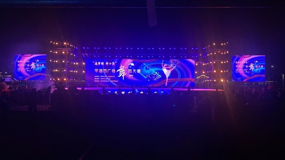 Hot Sale P10 Outdoor Hd Video Large Advertising Led Video Wall Alta Qualità 1/4 Scansione