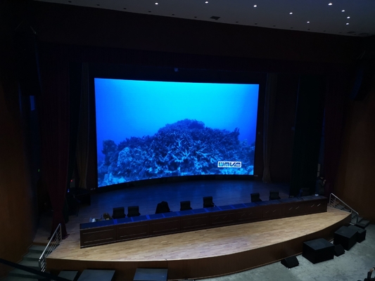 Full Color LED Wall Curtain, P4.81 Commercial Clear Full Color Resolution 52*52 HD Chip 1/13 Scansione