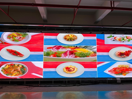 Display LED a colori interni con configurazione di pixel da 4 mm e 62500 pixel per metro quadrato per alta risoluzione