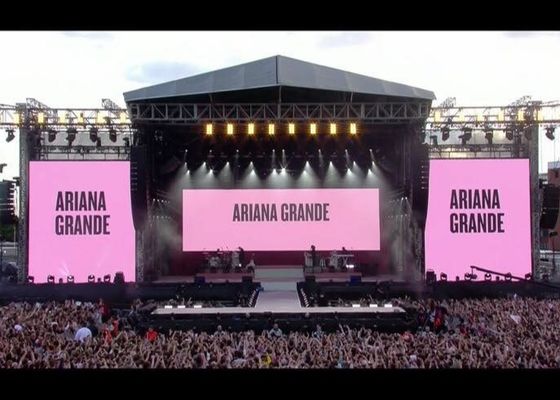 Display a LED a colori pieni P5 RGB per video a parete a LED per la disposizione del palco