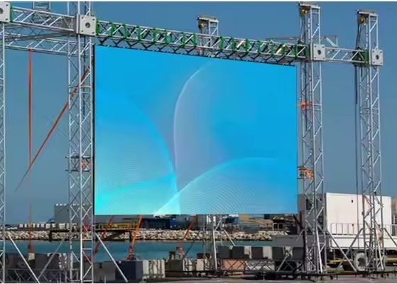 Prezzo buono Display all'aperto a colori a LED P8 fisso impermeabile IP65 1/16 Modalità di scansione in linea