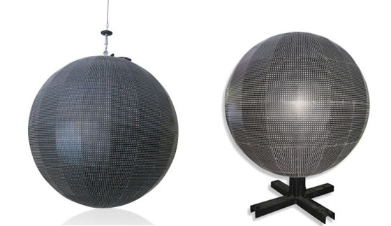 Prezzo buono Display a LED a forma di sfera a tensione DC5V impermeabile e duraturo per pubblicità esterna in linea