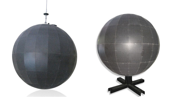 Shopping Mall and Events Sphere schermo a LED con sistema di manutenzione del servizio posteriore Voltaggio DC5V Facile da usare