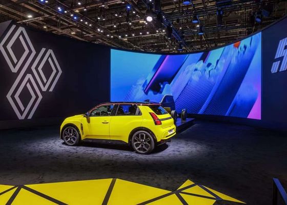 Display LED esterno P2.5 grande flessibile senza mosaici, cartelloni pubblicitari a LED