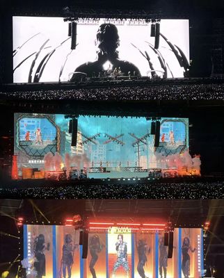 1R1G1B Cartellone pubblicitario a LED digitale a 160000 pixel/metro quadrato P2.5