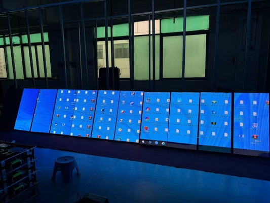 P4 Full Color Indoor LED Video Wall Screen 80*40 Modulo Risoluzione Cartelloni pubblicitari
