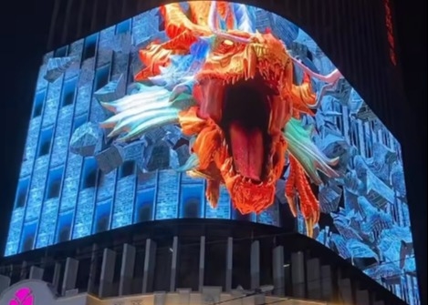 Display LED a parete a grande schermo P4.81 Flessibile Installazione fissa/noleggiata all'interno