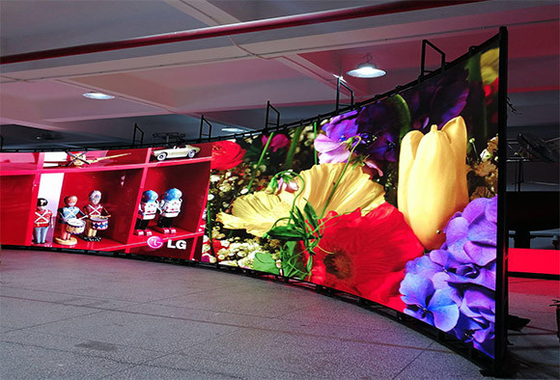 Schermo LED Billboard P4.81 RGB 1/13 Modalità di scansione Alta frequenza di aggiornamento Armadio in alluminio pressofuso