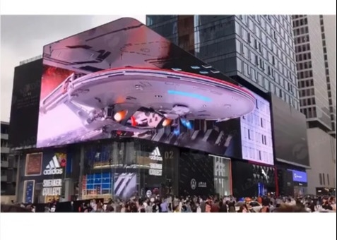 P6.67 LED Billboard Full Color DC 5V 6500cd/M2 Alta luminosità 2 anni di garanzia