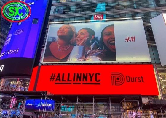 Schermo pubblicitario LED SMD3535 impermeabile per esterni P8 IP65