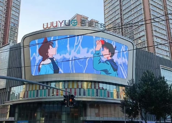 P10 Rgb Hd Outdoor Led Screen Display Video Photos Armadio in alluminio a fusione
