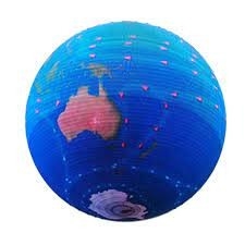 Display a LED a forma di sfera di 320*160 mm, modulo di dimensioni, per visualizzare video/testo/immagine accattivanti