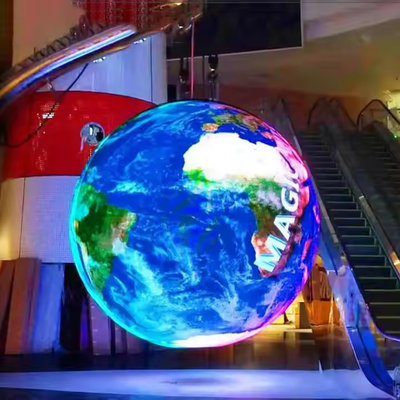 P3.91 360° All'aperto Colonna a colori piene Sfera LED Display Screen Building Billboard