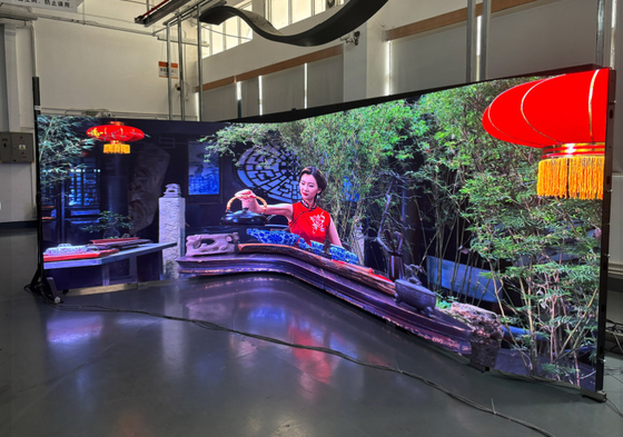 Noleggio all'aperto di colata in alluminio schermo dello stadio di calcio impermeabile in tutto il colore LED display P4.81