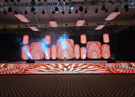 Infissi P1.923 Led Display Rgb Led Billboard 246x246mm Dimensione modulo