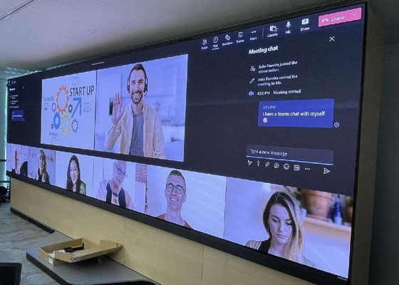 COB P1.25 Armadio in alluminio a fusione a stampo interno Display a LED a colori DC5V Modulo pubblicitario 160 * 160mm