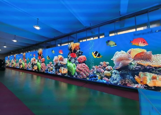 Display Screen LED per interni in alluminio a fusione a stiro, LED Video Display Board Modulo in alluminio 256*128MM