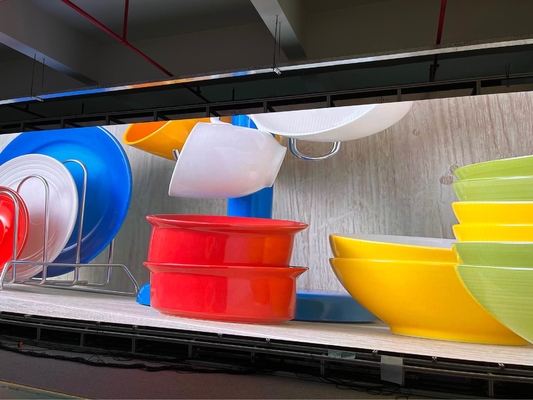 P2.5 Display di superficie curva a LED a colori pieni impermeabile / Display a tenda a LED flessibile