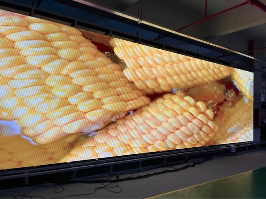 P2.5 Display di superficie curva a LED a colori pieni impermeabile / Display a tenda a LED flessibile