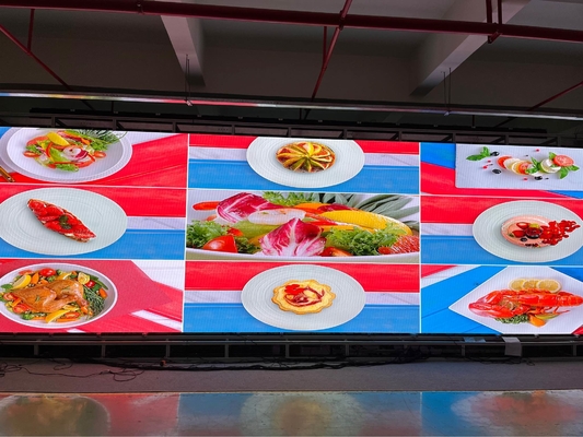 Display a LED ad alta risoluzione con armadio in alluminio stampato e certificazione CE/ROHS/FCC