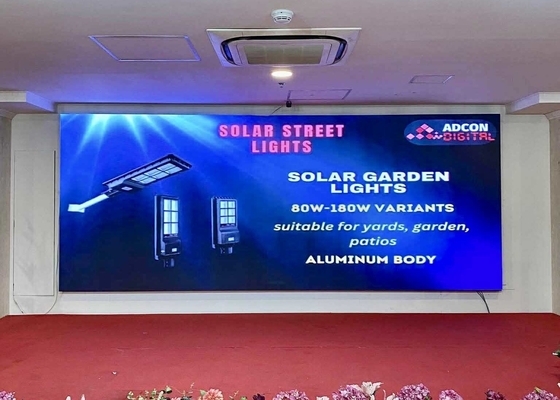 COB P1.25 pitch Ultra ad alta definizione Display LED a noleggio interno NOVA Sistema HD 1R1G1B