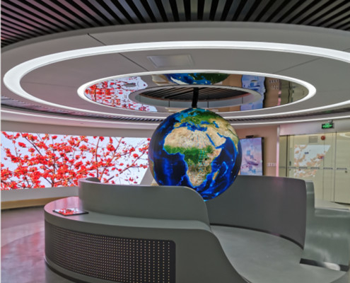 Metodo di manutenzione del servizio di prima linea Display LED Globe alimentato da chip Epistar LED per display